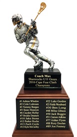 LSPR 9 inch Offensive Resin Figure with Wood Base